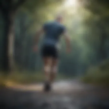 Physical Activity and Brain Efficiency Person engaging in physical exercise