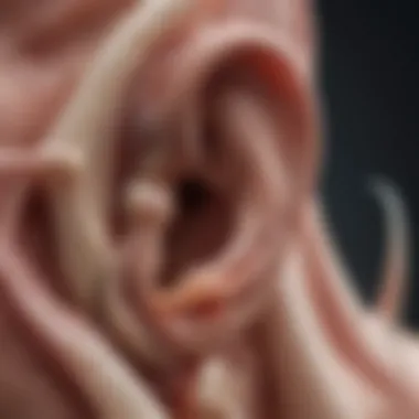 Anatomy of the Inner Ear Illustration demonstrating the inner ear's anatomy related to balance and vertigo.