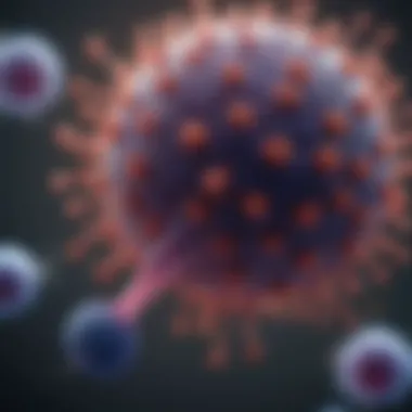 Diagram illustrating the mechanism of CAR T cell therapy