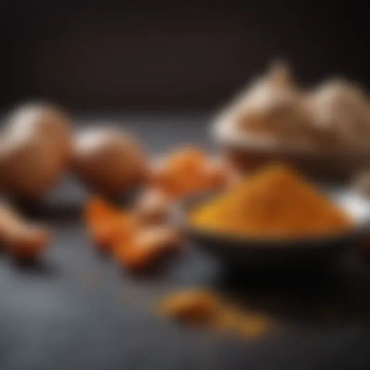 Visual summary of curcumin's health benefits