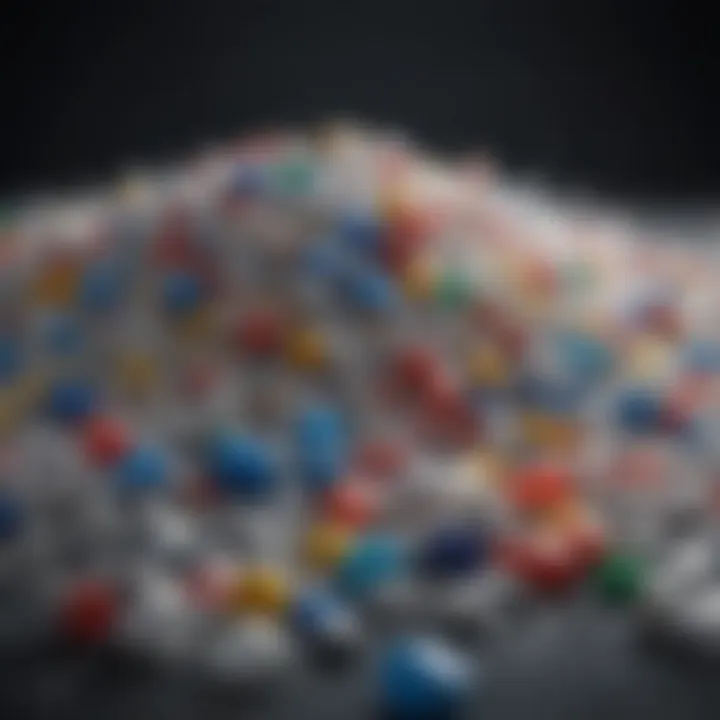 Infographic showing plastic waste statistics