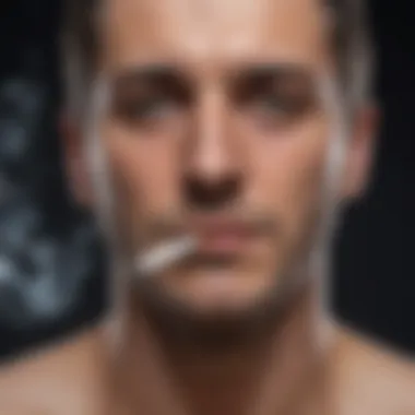 Psychological Effects of Smoking and Alcohol An infographic depicting psychological effects associated with smoking and alcohol