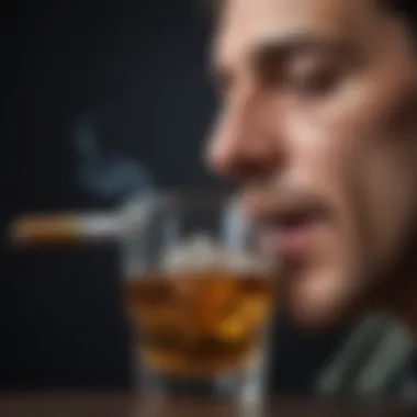 Societal Consequences of Smoking and Alcohol A diagram illustrating the societal consequences of smoking and alcohol use