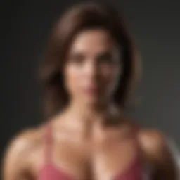 A historical timeline showcasing the transformation of female bodybuilding through the decades.
