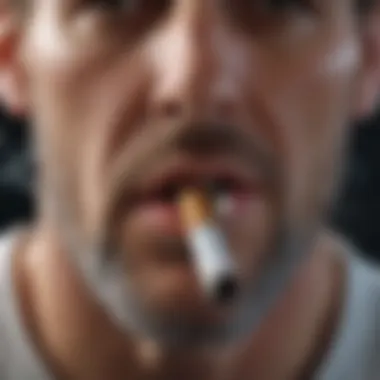 Psychological Effects of Smoking Illustration of the psychological effects of smoking