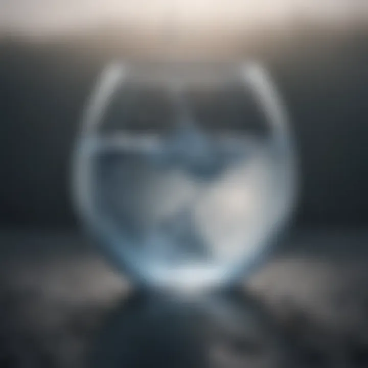 Graph depicting the increasing global water demand