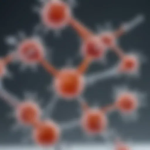 Illustration depicting the biochemical structure of IgG antibodies