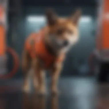 Animal EMT responding to an emergency situation