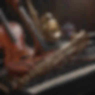 Harmonious Blend of Instruments The harmonious blend of instruments creating an immersive experience
