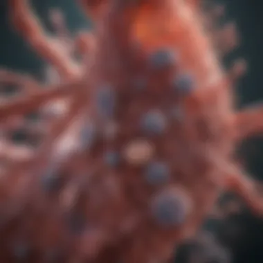 Close-Up of Mycobacterium Tuberculosis Microscopic view of TB bacteria