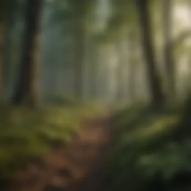 The Impact of Forests on Carbon Sequestration A lush green forest illustrating the impact of tree planting on carbon sequestration.