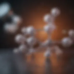 Chemical structure of benzocaine
