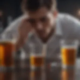 Neurochemical pathways influenced by alcohol consumption