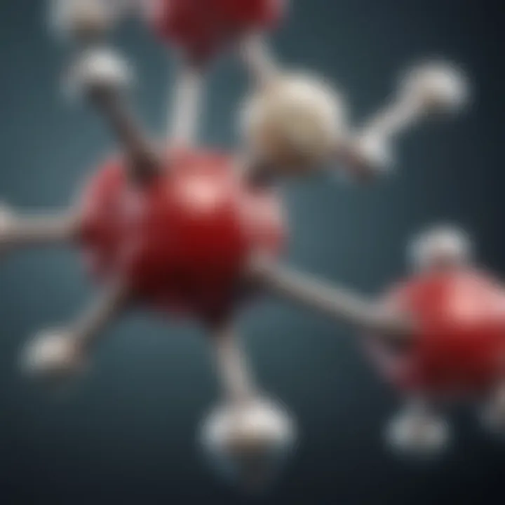 Molecular structure of tyrosine showcasing its biochemical significance