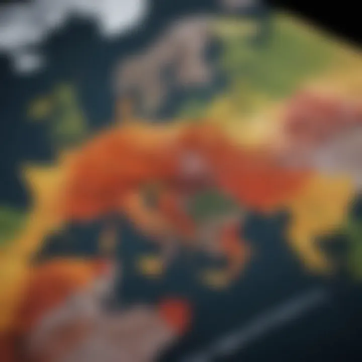Map showcasing the global epidemiology of Hepatitis B infection.