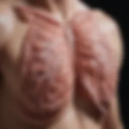 Visual representation of COPD progression