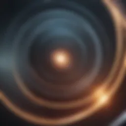 Illustration of circular polarization demonstrating light wave orientation