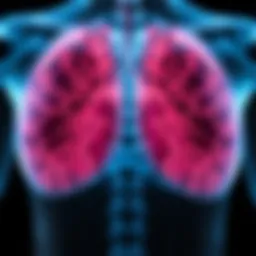 Visual representation of metastatic breast cancer symptoms