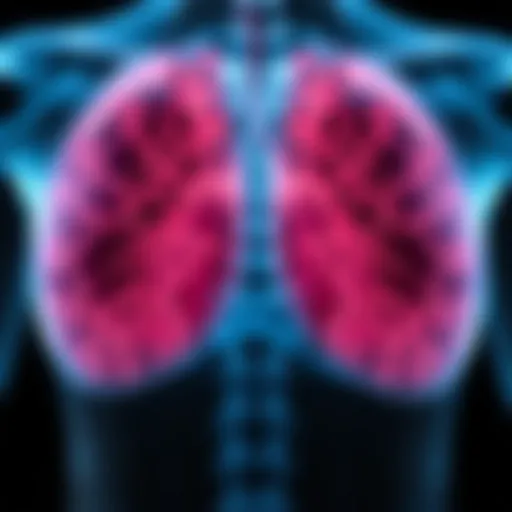 Visual representation of metastatic breast cancer symptoms