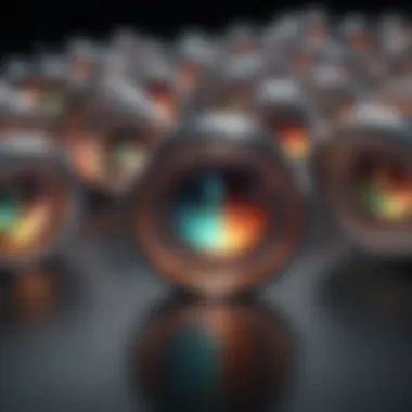 Diverse Types of Diffractive Optical Elements Various types of diffractive optical elements showcased together