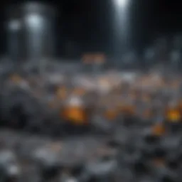 A visual representation of embedded carbon sources in various industries.