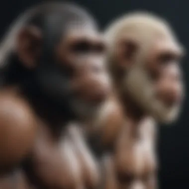 Anatomical Evolution: Primates to Modern Species A comparison of anatomical structures between primates and modern species.