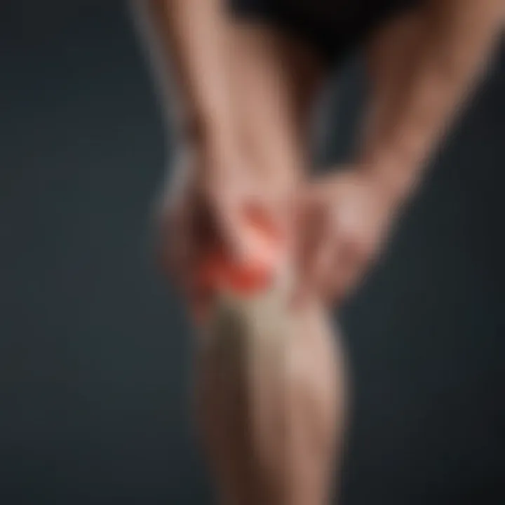 Visual summary of management strategies for knee pain relief