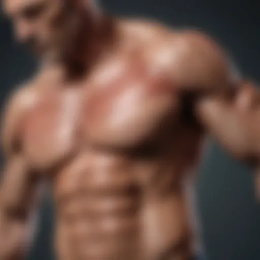 Visual representation of muscle degeneration