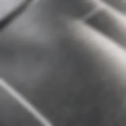 Close-up of nickel-free alloy surface showcasing its texture
