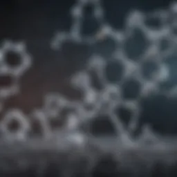 Molecular structure of a pharmaceutical compound