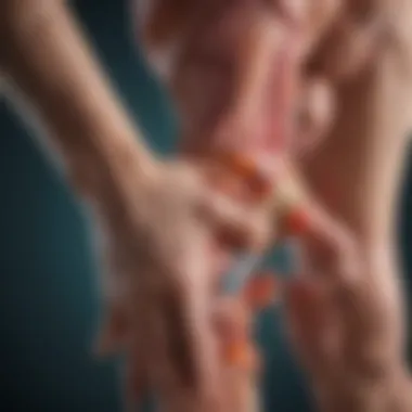 The Role of Rheumatoid Factor in Arthritis Diagram illustrating the role of Rheumatoid Factor in arthritis