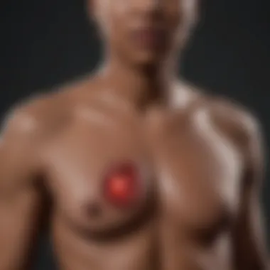 Symptoms of Chest Pain Visual representation of chest pain symptoms associated with sickle cell disease