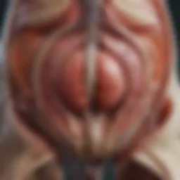 Anatomical diagram of the bladder structure