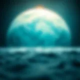 A visual representation of climate change effects on weather patterns