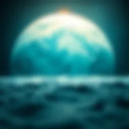 A visual representation of climate change effects on weather patterns