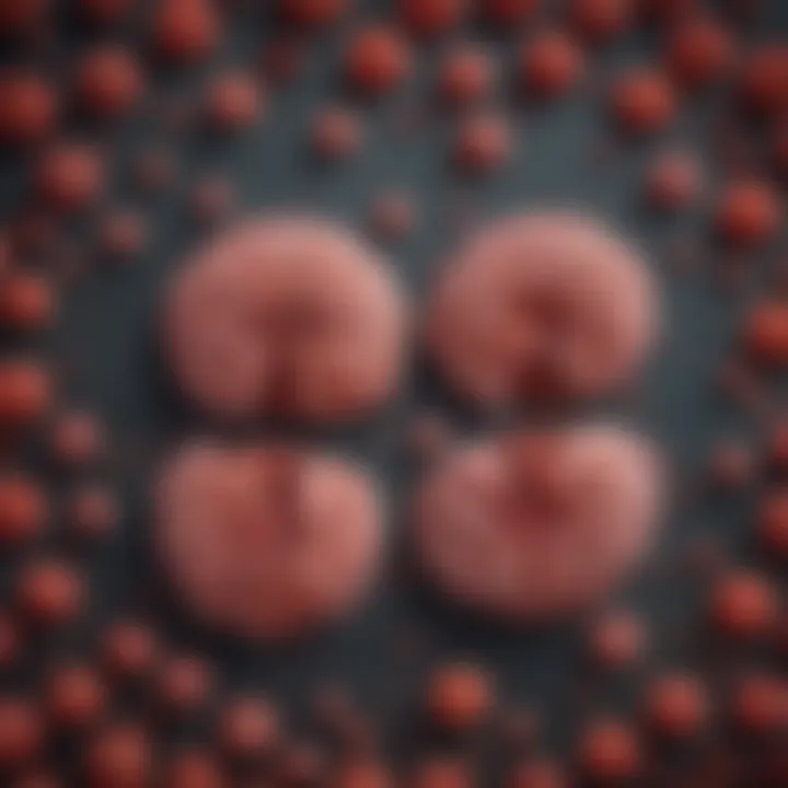 Detailed diagram illustrating the differences between lymphoma and chronic lymphocytic leukemia