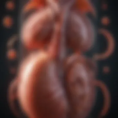 Graph illustrating the stages of kidney failure and related complications.