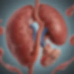Illustration depicting healthy kidneys and their functions