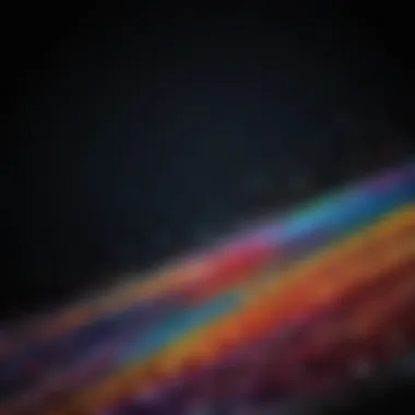 Spectrum of Coping Mechanisms An artistic interpretation of coping mechanisms, represented through a vibrant spectrum of colors.